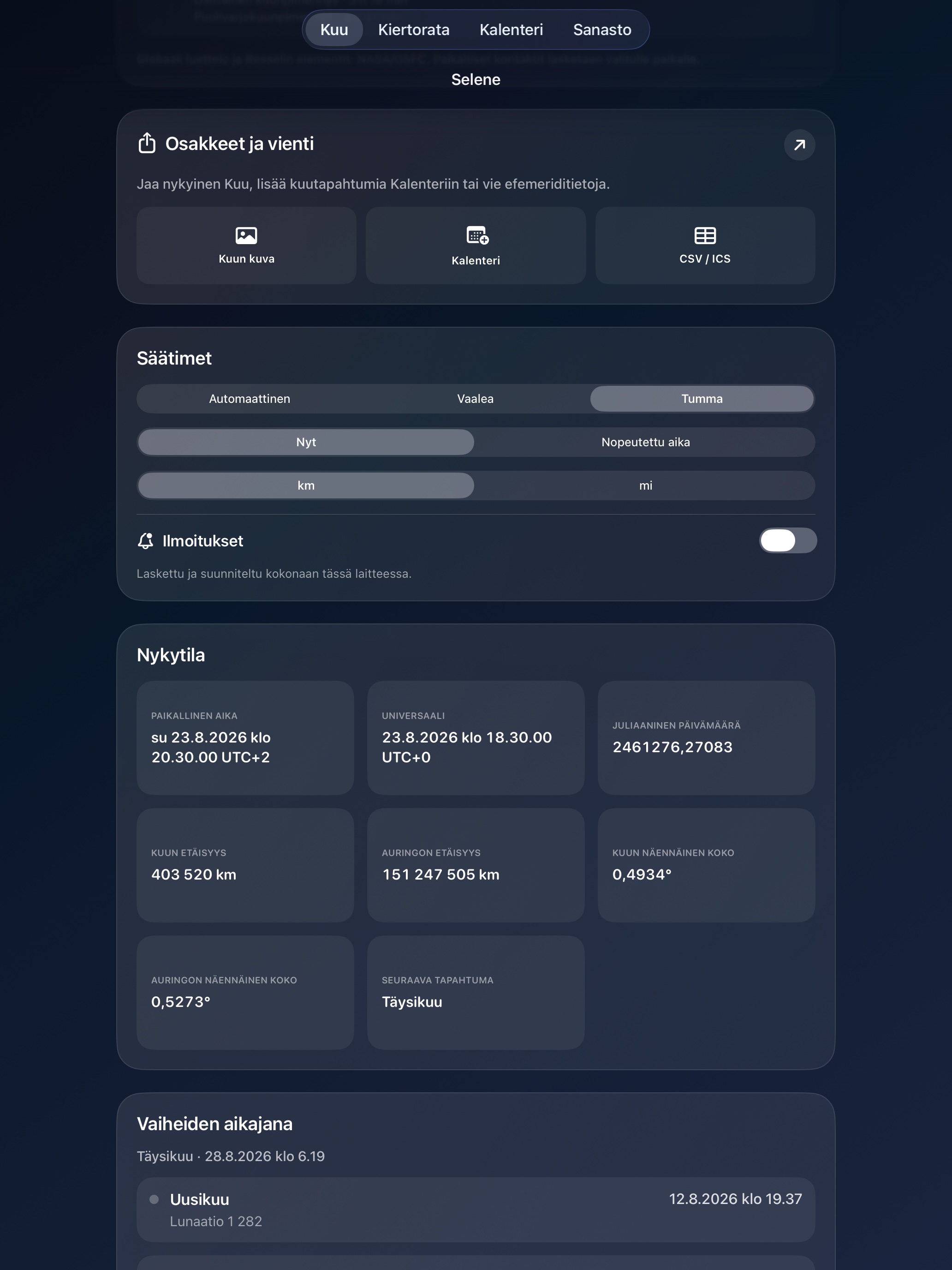 Selene ipados App Store screenshot 9