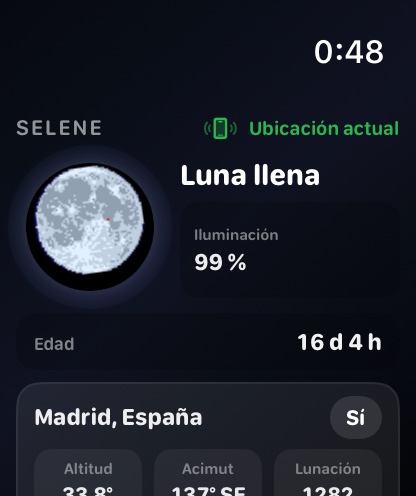 Selene watchos App Store screenshot 1