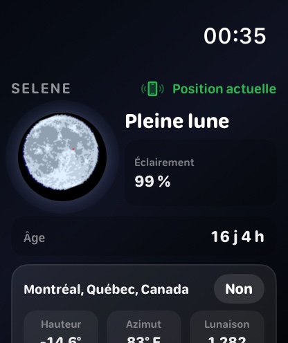 Selene watchos App Store screenshot 1