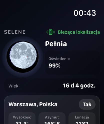 Selene watchos App Store screenshot 1