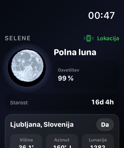 Selene watchos App Store screenshot 1