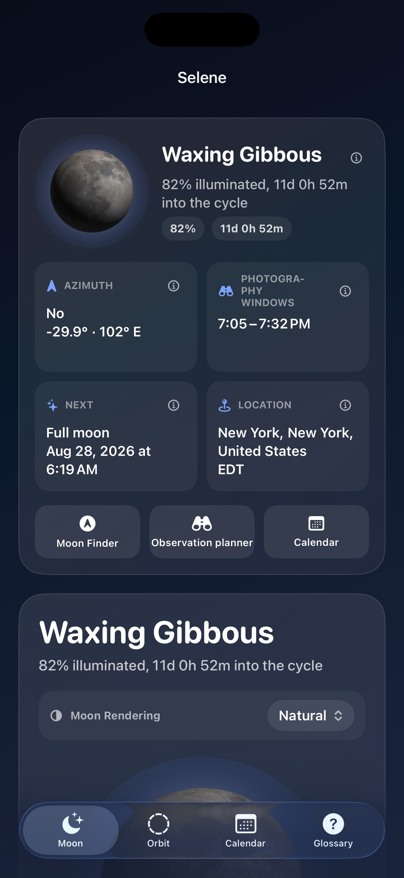 Selene ios App Store screenshot 1