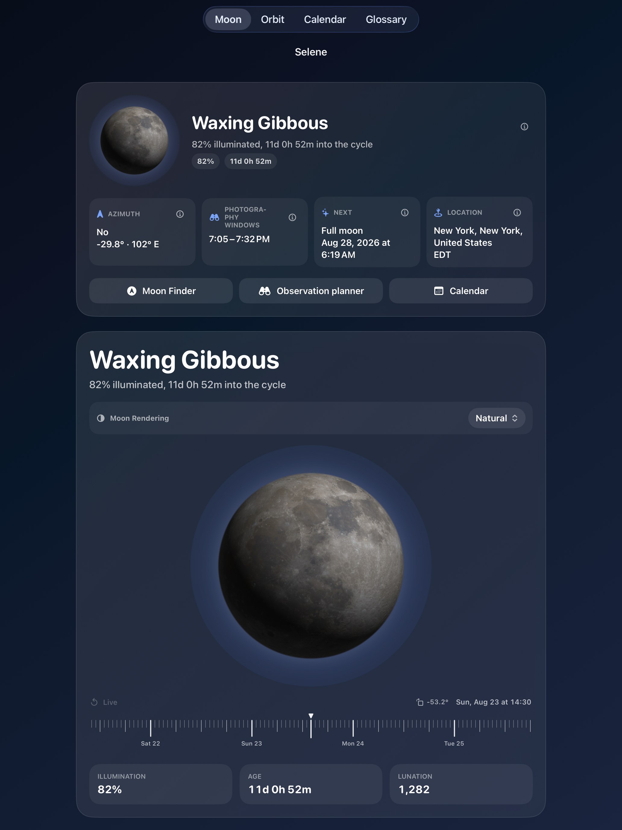 Selene ipados App Store screenshot 1