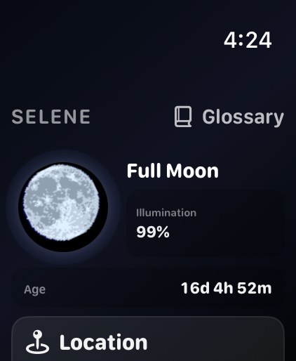 Selene watchos App Store screenshot 2