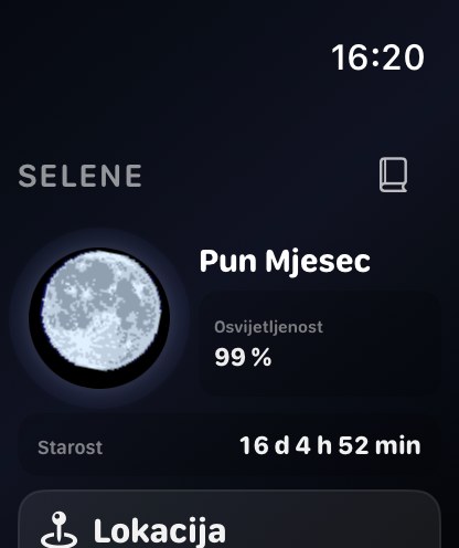 Selene watchos App Store screenshot 1