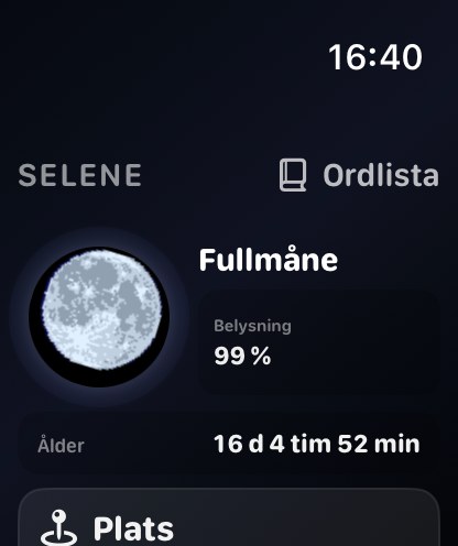 Selene watchos App Store screenshot 1