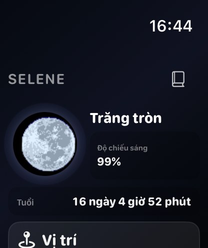 Selene watchos App Store screenshot 1