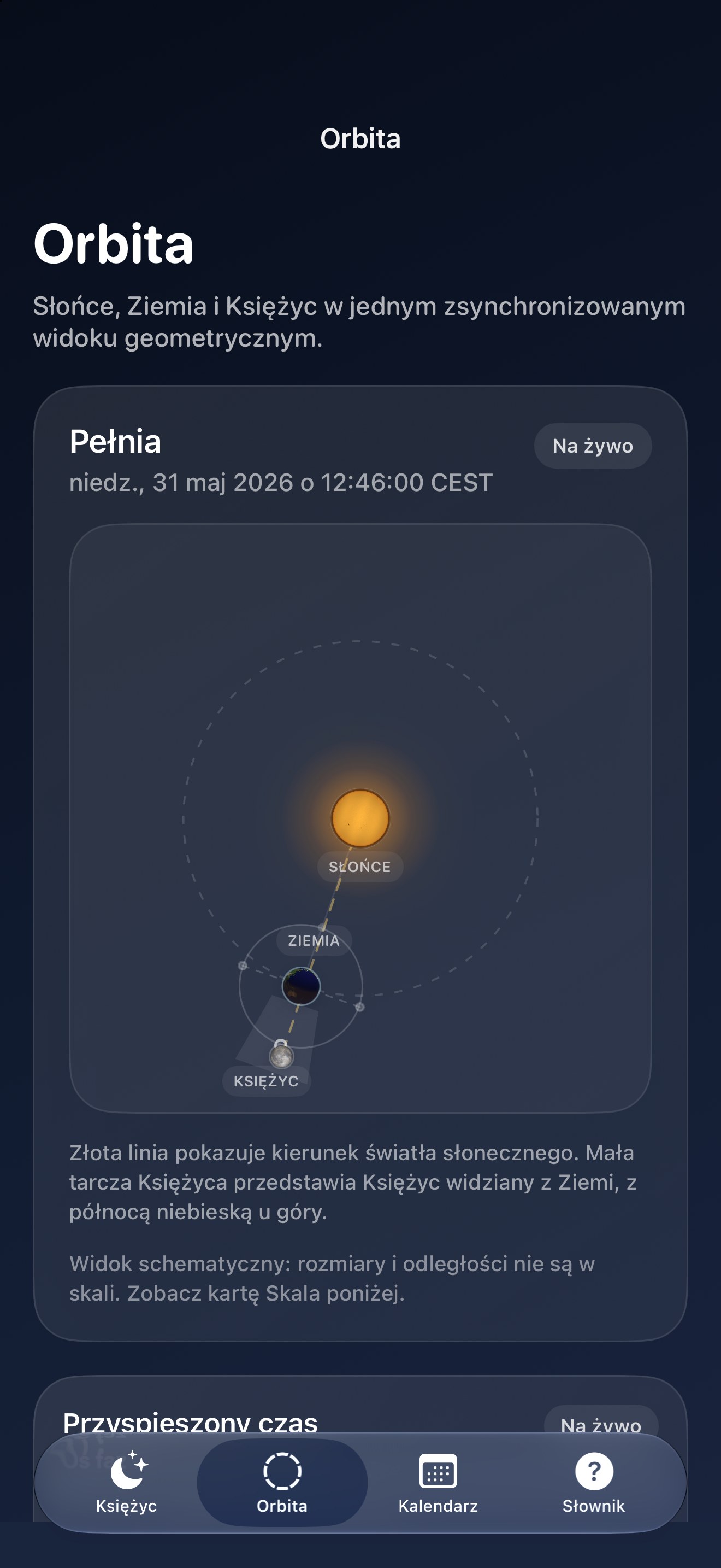 Selene iPhone screenshot 4: iPhone · Orbita