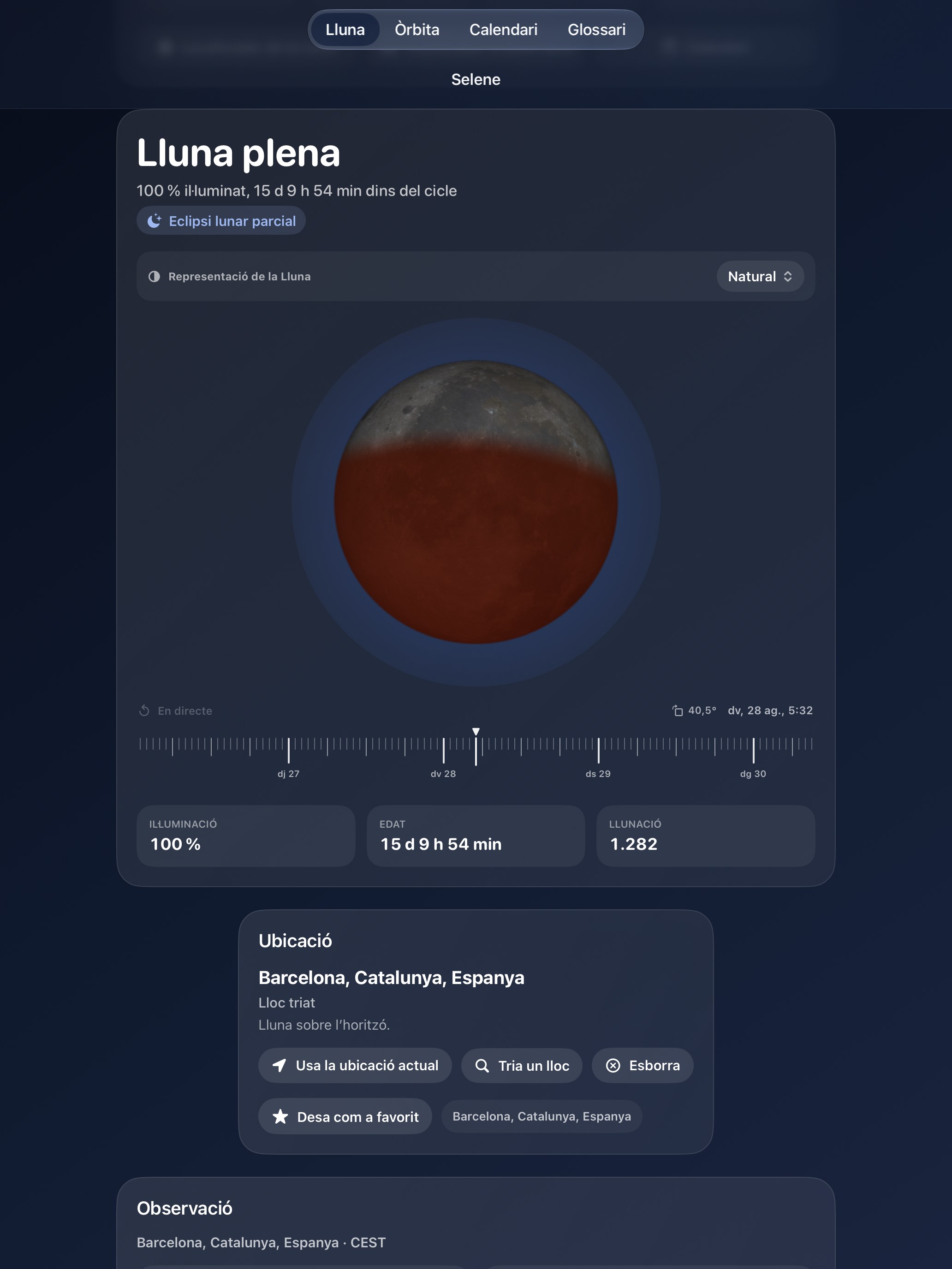 Selene iPad screenshot 8: iPad · Eclipsis