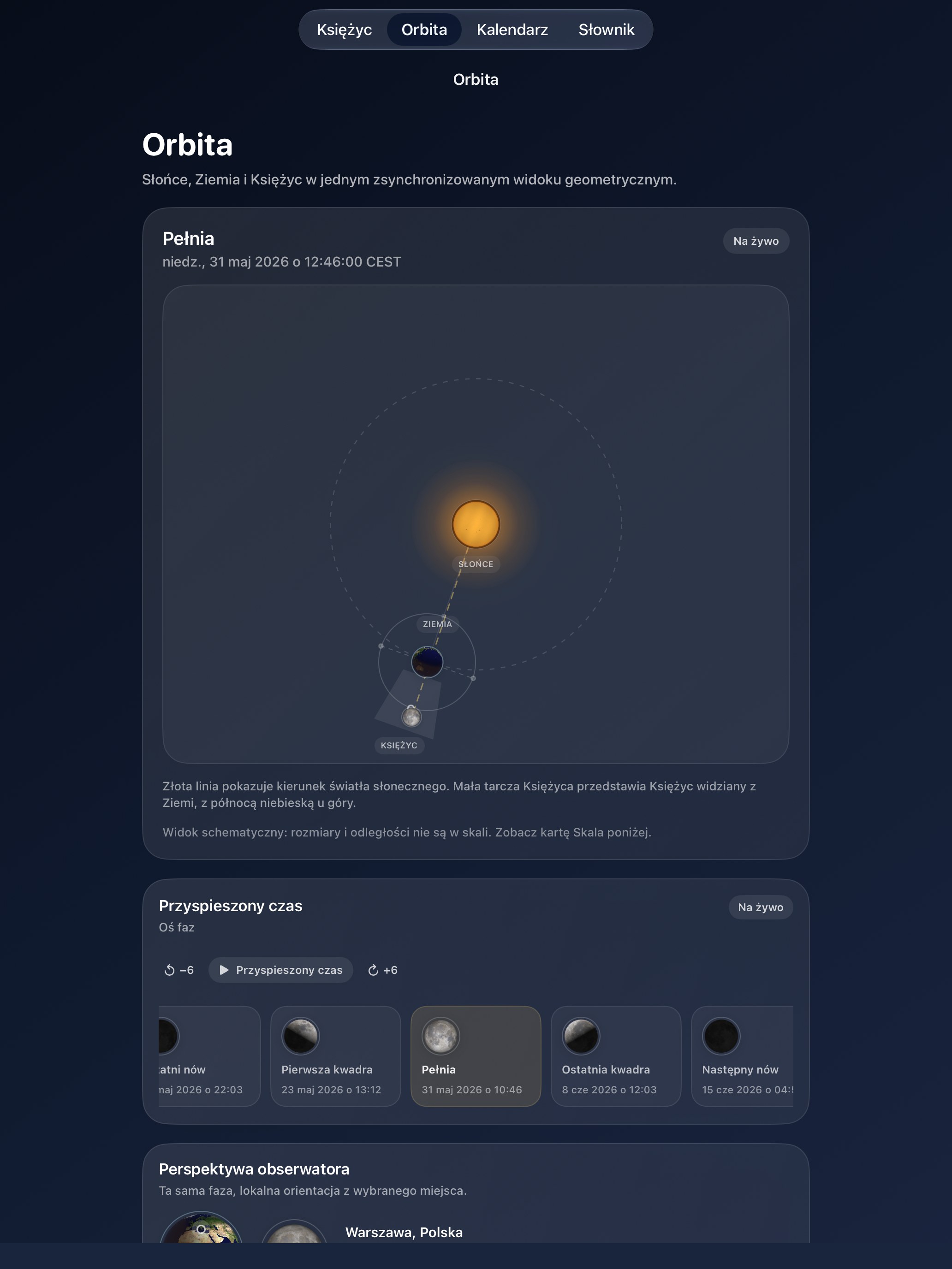 Selene iPad screenshot 4: iPad · Orbita
