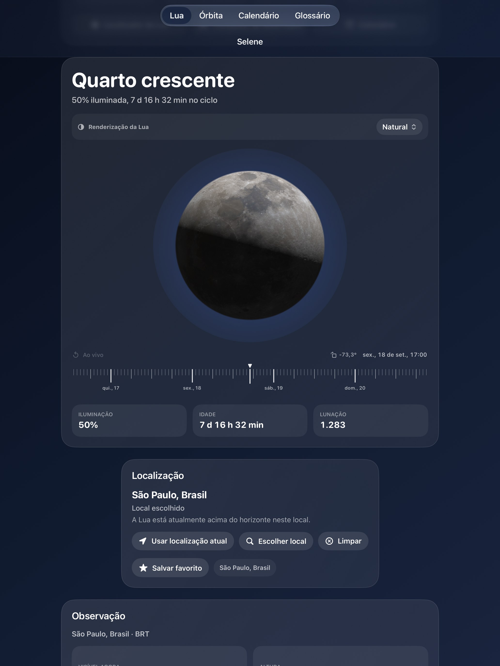 Selene iPad screenshot 1: iPad · Lua