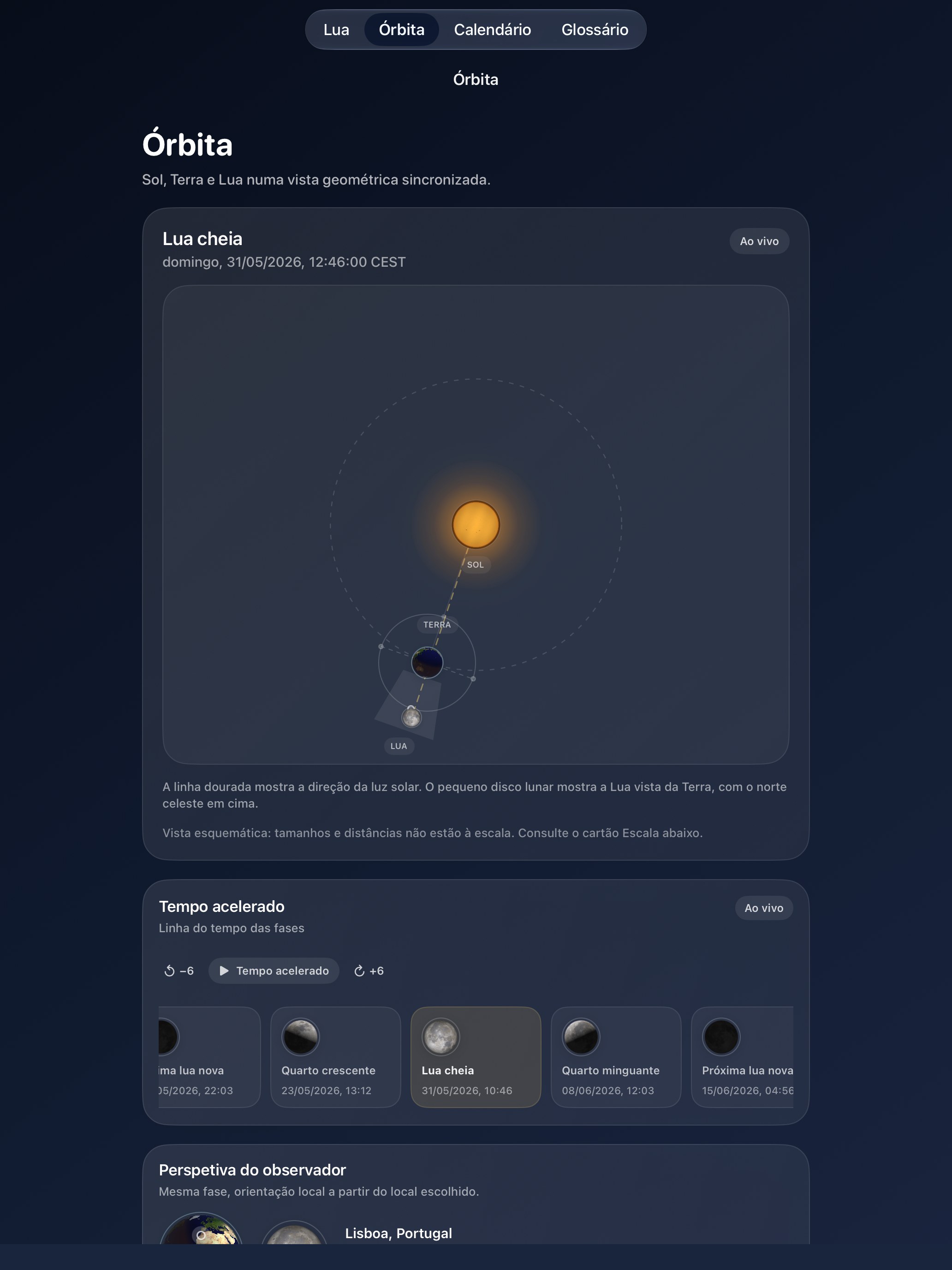 Selene iPad screenshot 4: iPad · Órbita