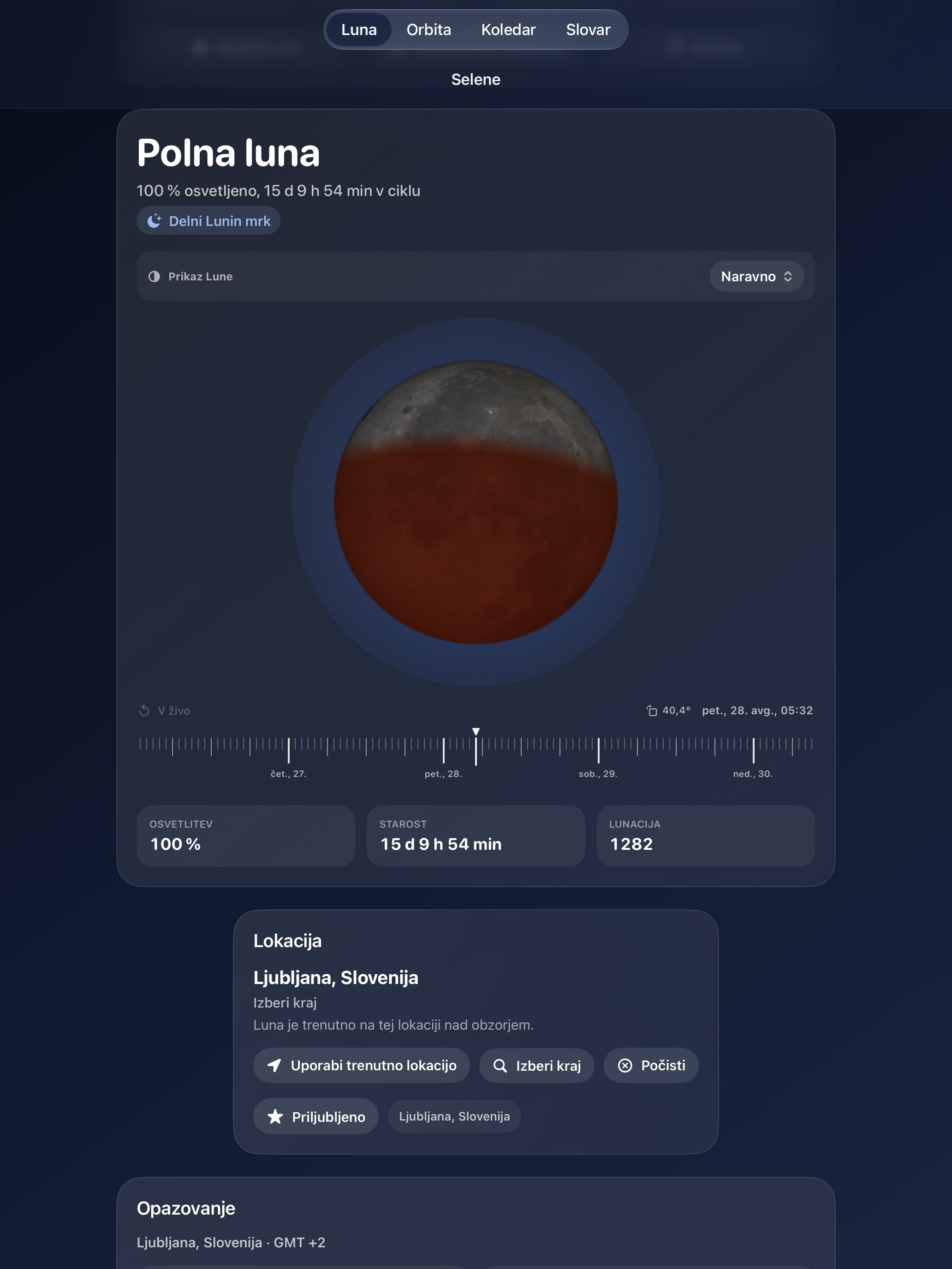 Selene iPad screenshot 8: iPad · Mrki