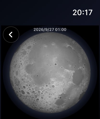 Selene Apple Watch screenshot 5: Apple Watch Series 11 · 地形 · 灰度