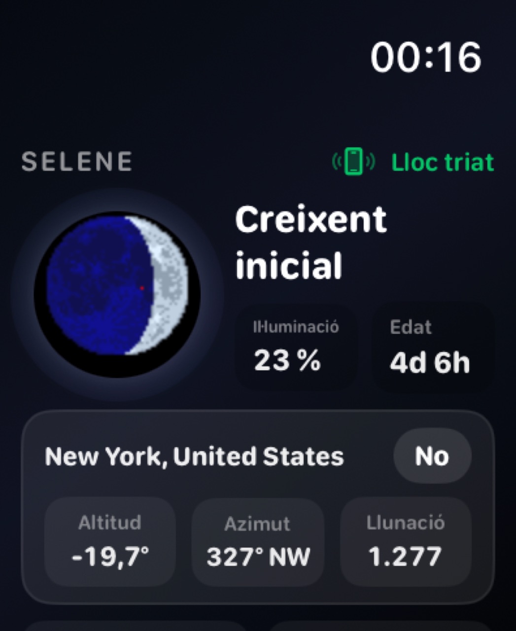 Selene watchos App Store screenshot 1