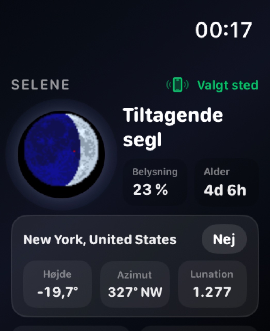 Selene watchos App Store screenshot 1