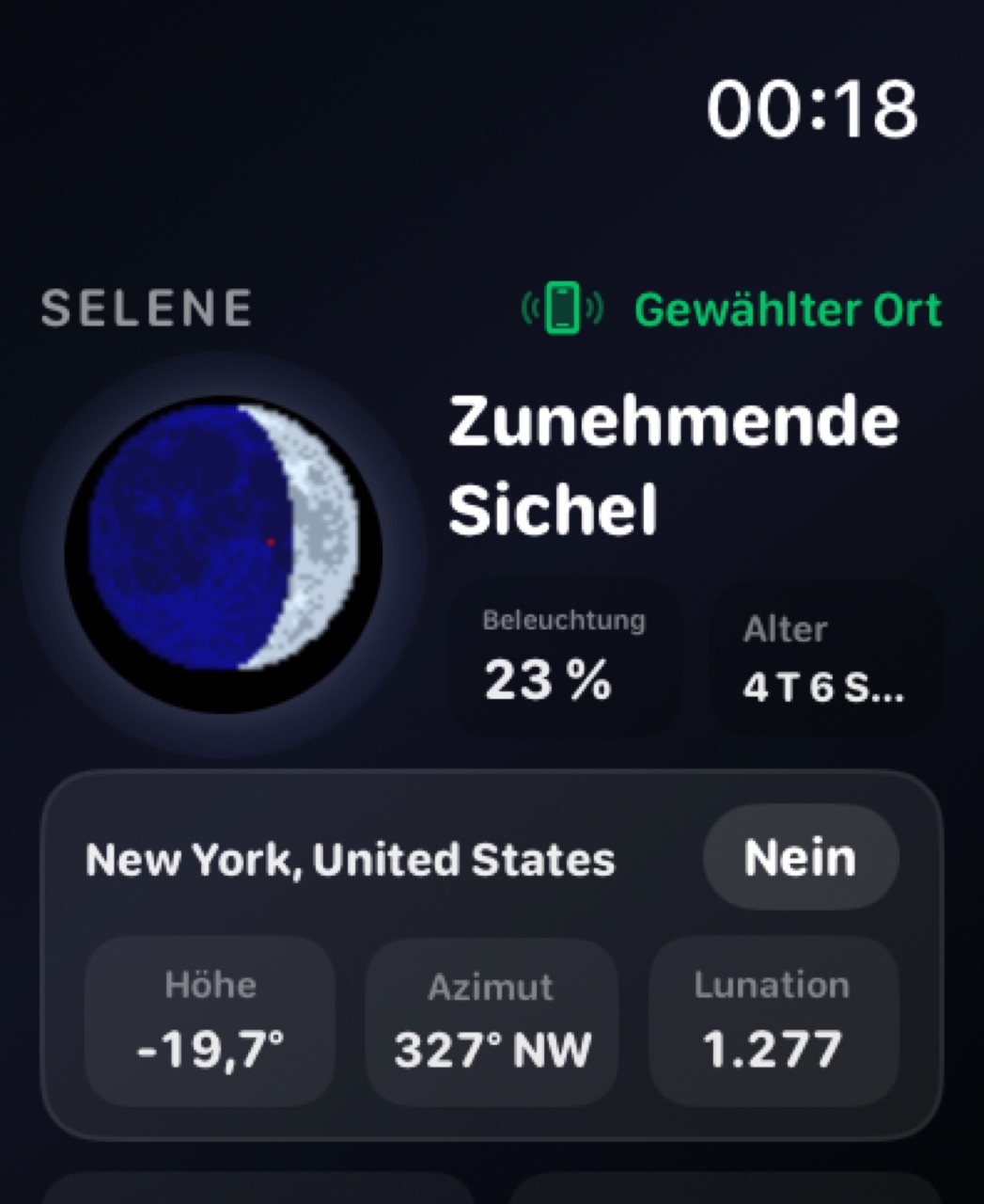 Selene watchos App Store screenshot 1