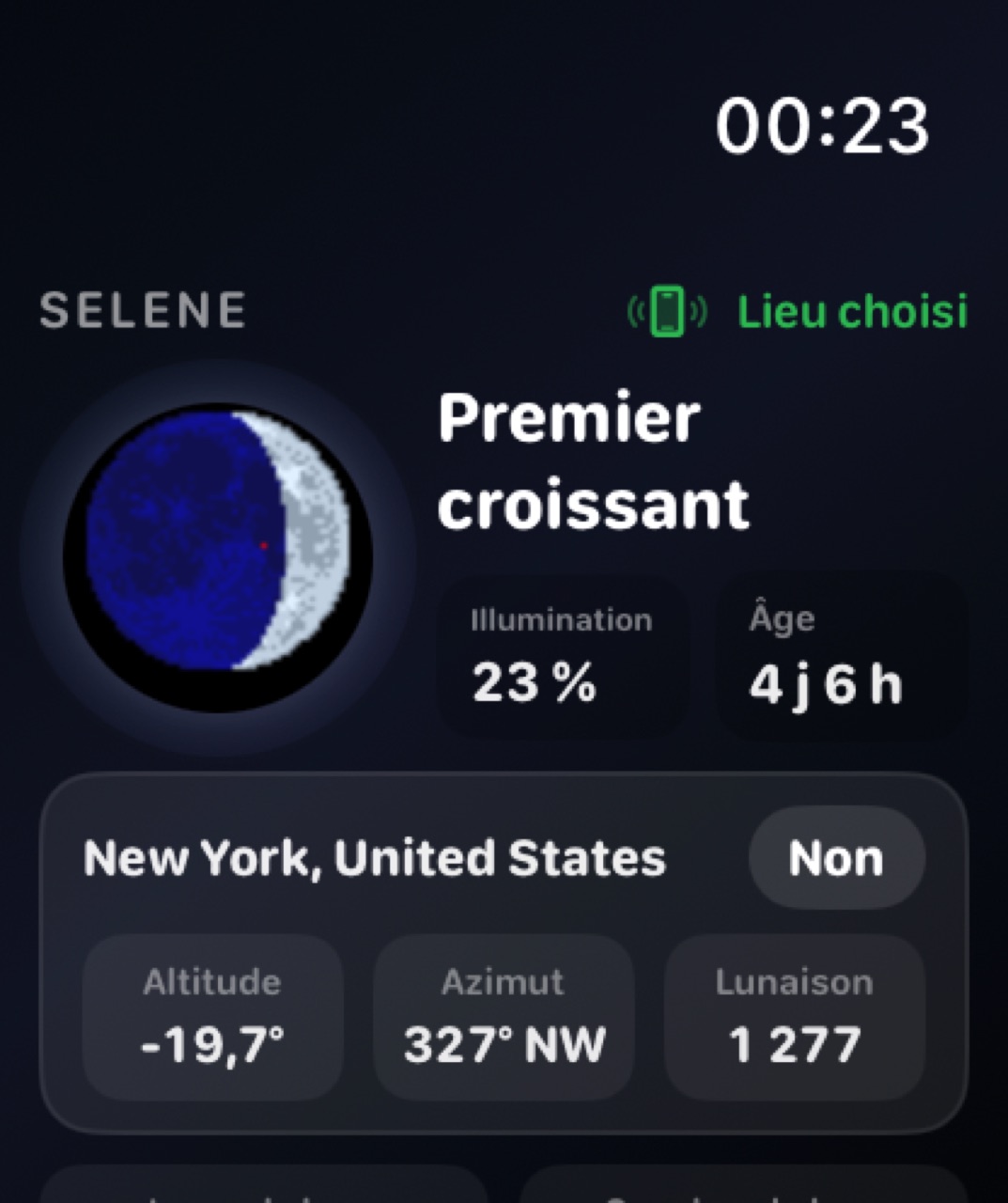 Selene watchos App Store screenshot 2