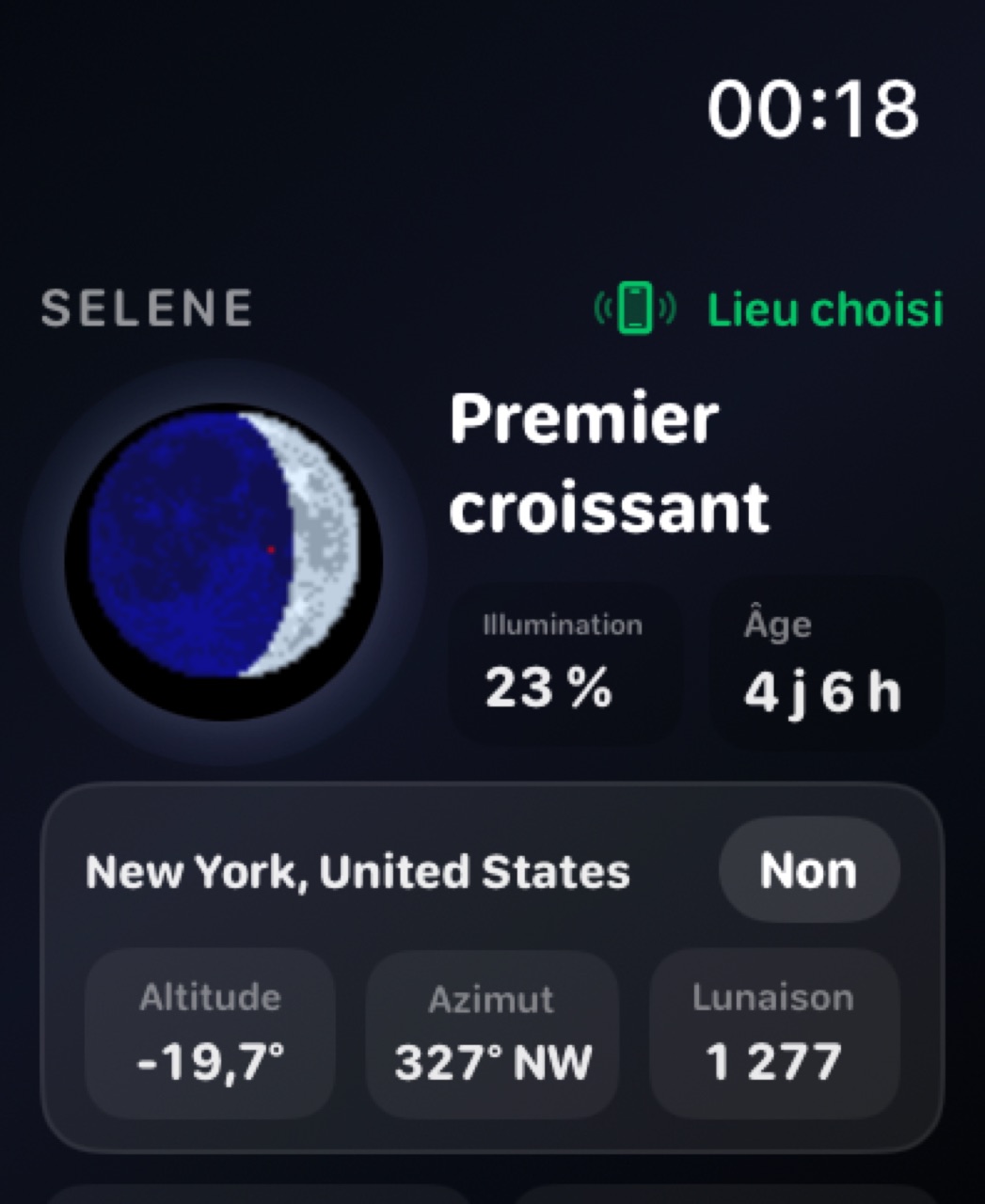 Selene watchos App Store screenshot 1
