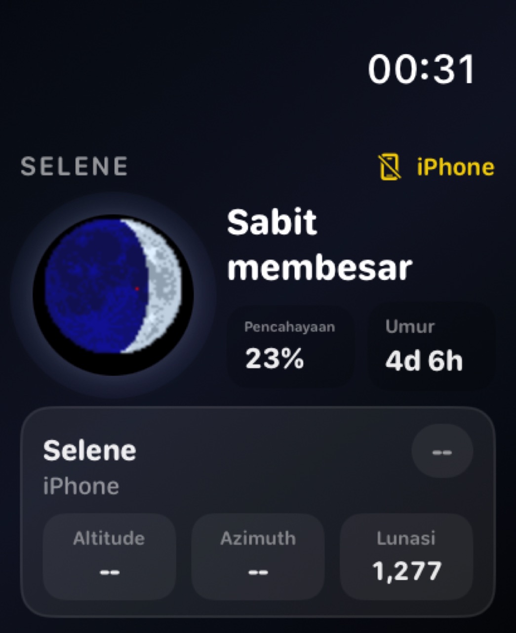 Selene watchos App Store screenshot 9