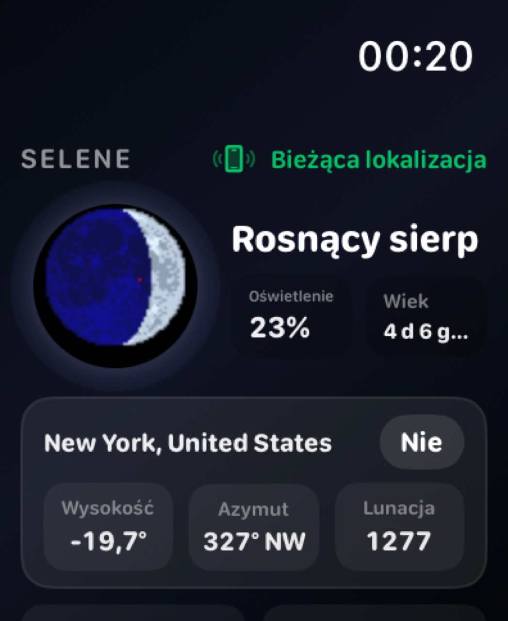 Selene watchos App Store screenshot 4