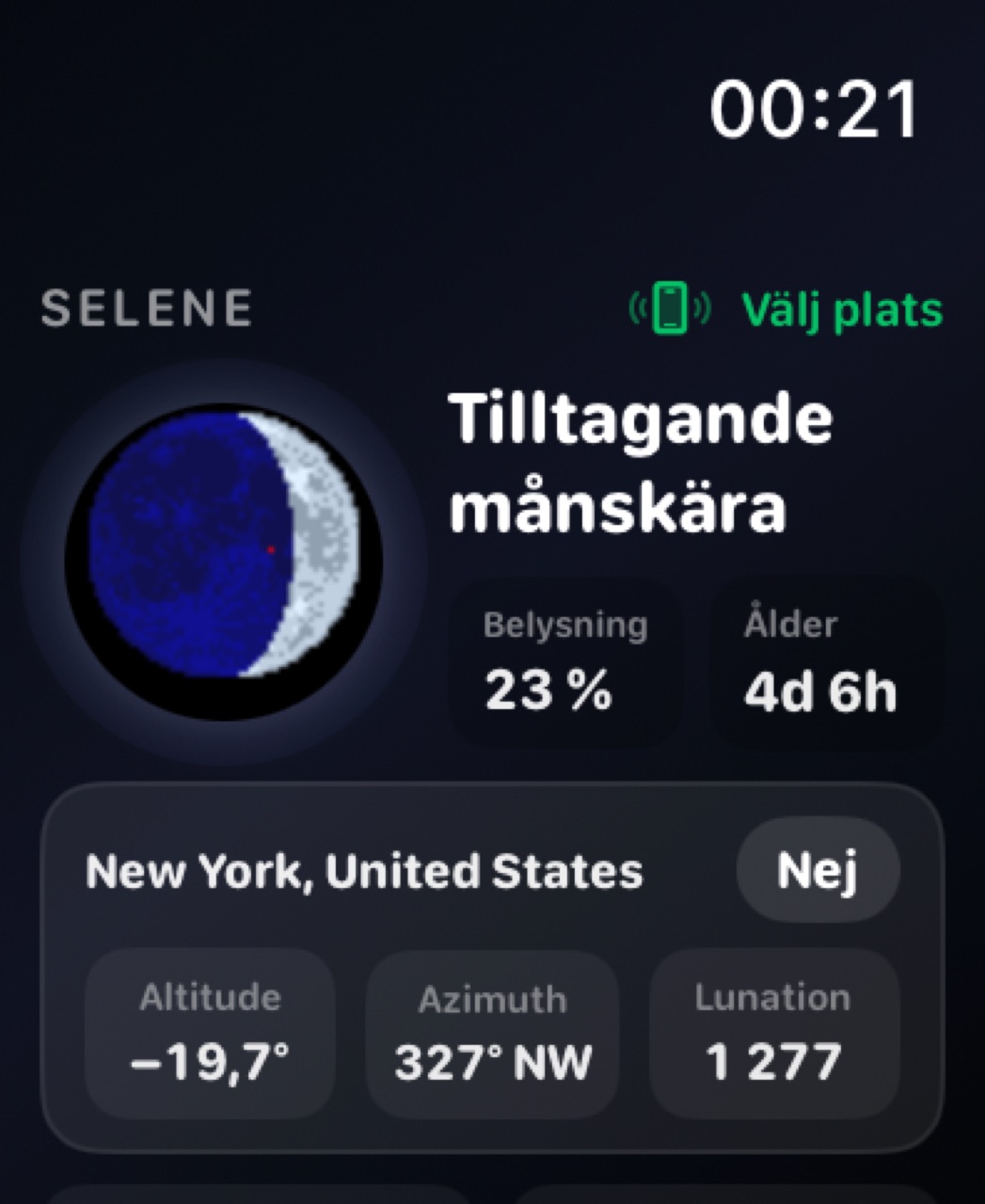 Selene watchos App Store screenshot 1