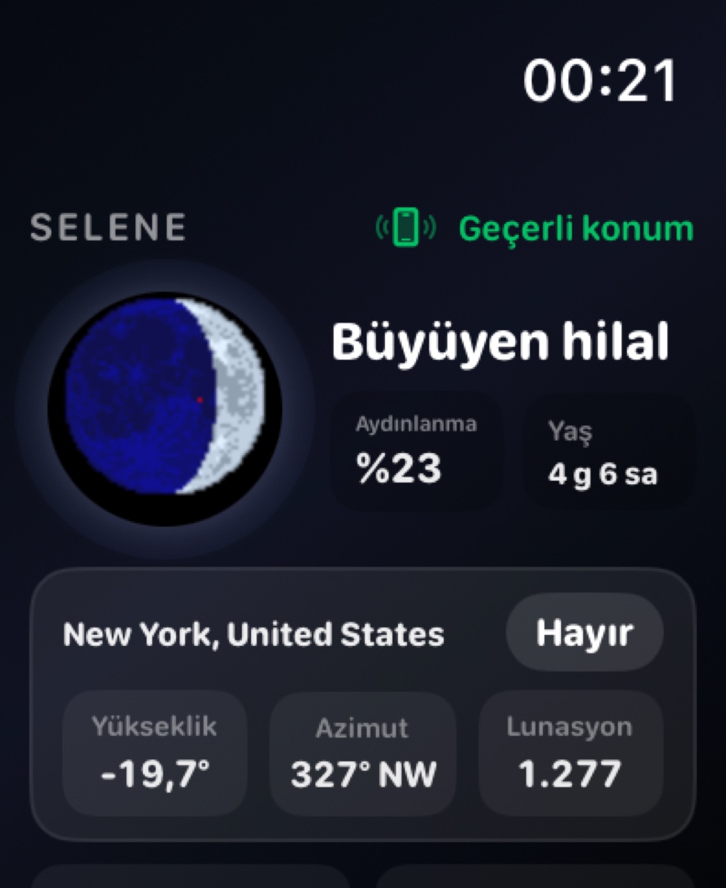 Selene watchos App Store screenshot 4