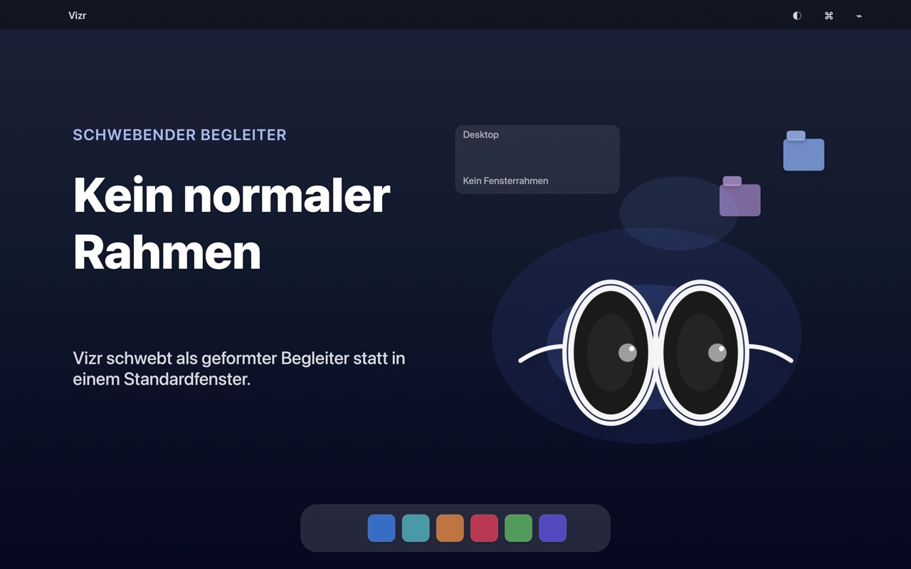 Vizr Desktop Eyes macos App Store screenshot 2