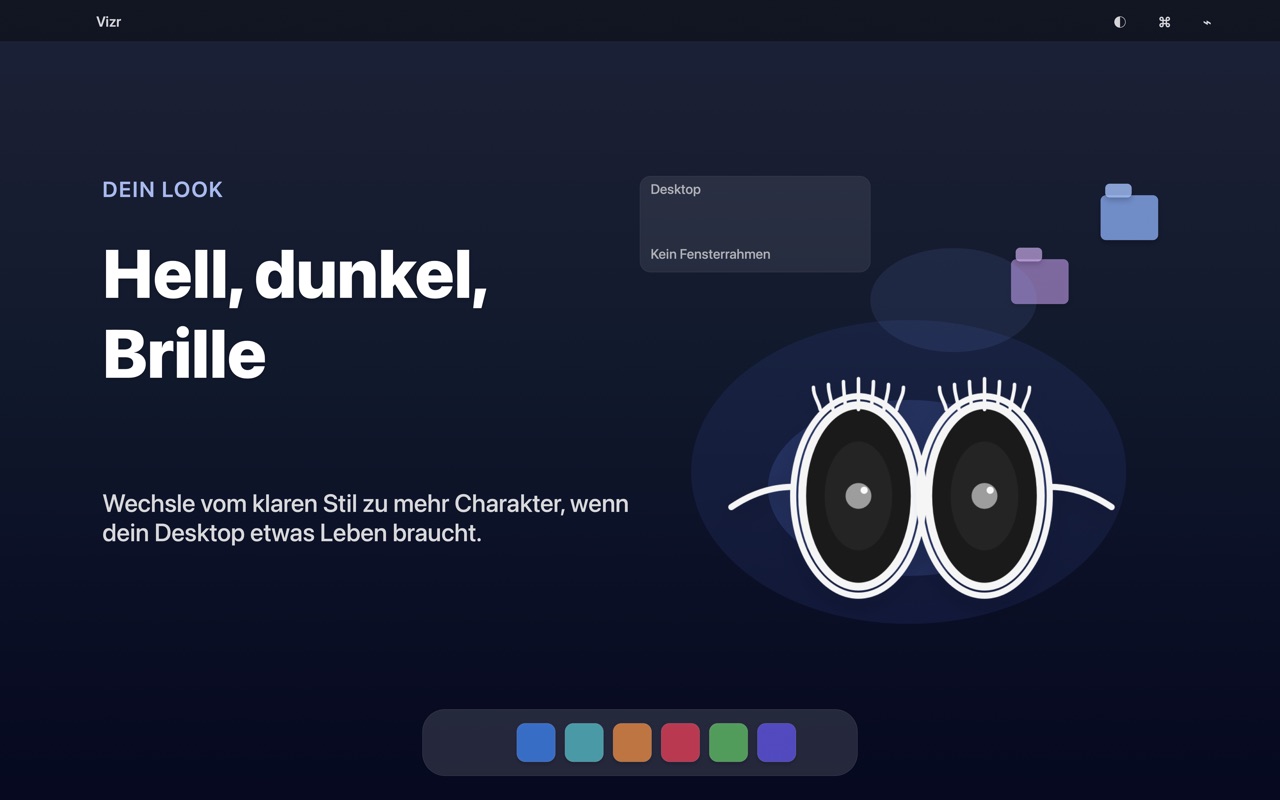 Vizr Desktop Eyes macos App Store screenshot 3