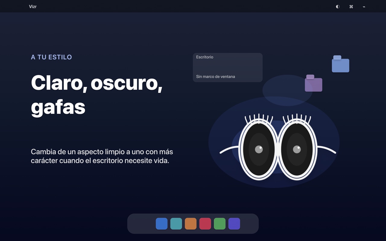 Vizr Desktop Eyes macos App Store screenshot 3
