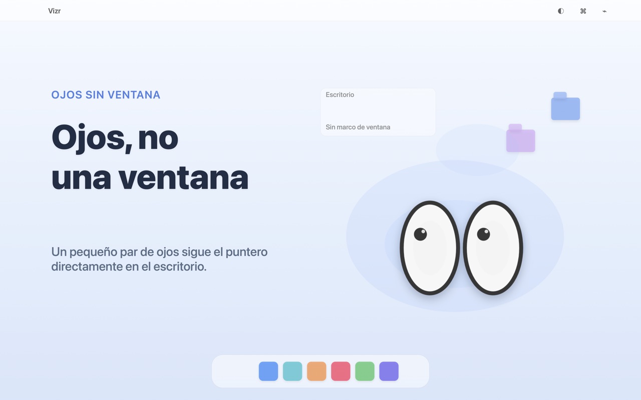 Vizr Desktop Eyes macos App Store screenshot 4