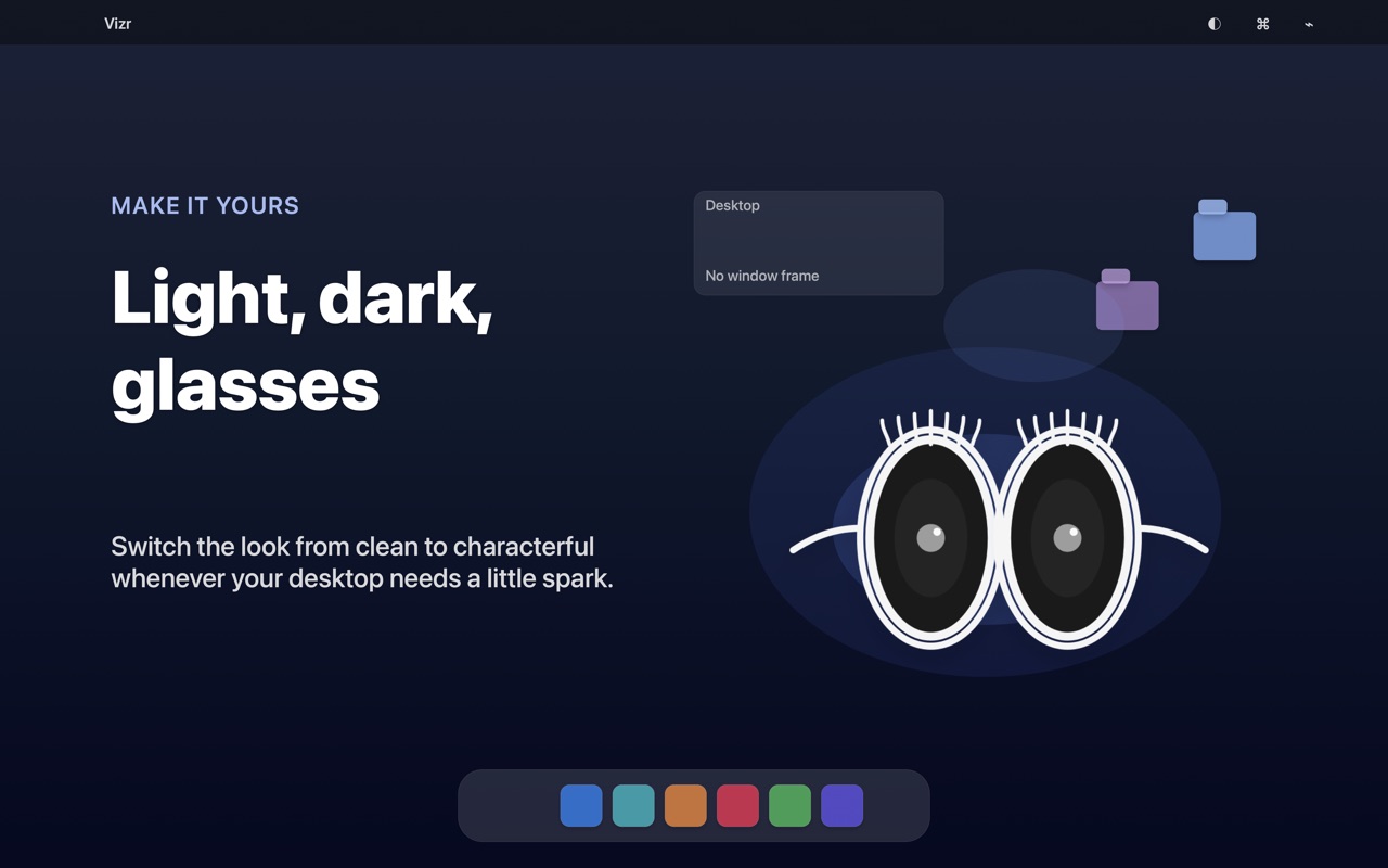 Vizr Desktop Eyes macos App Store screenshot 3