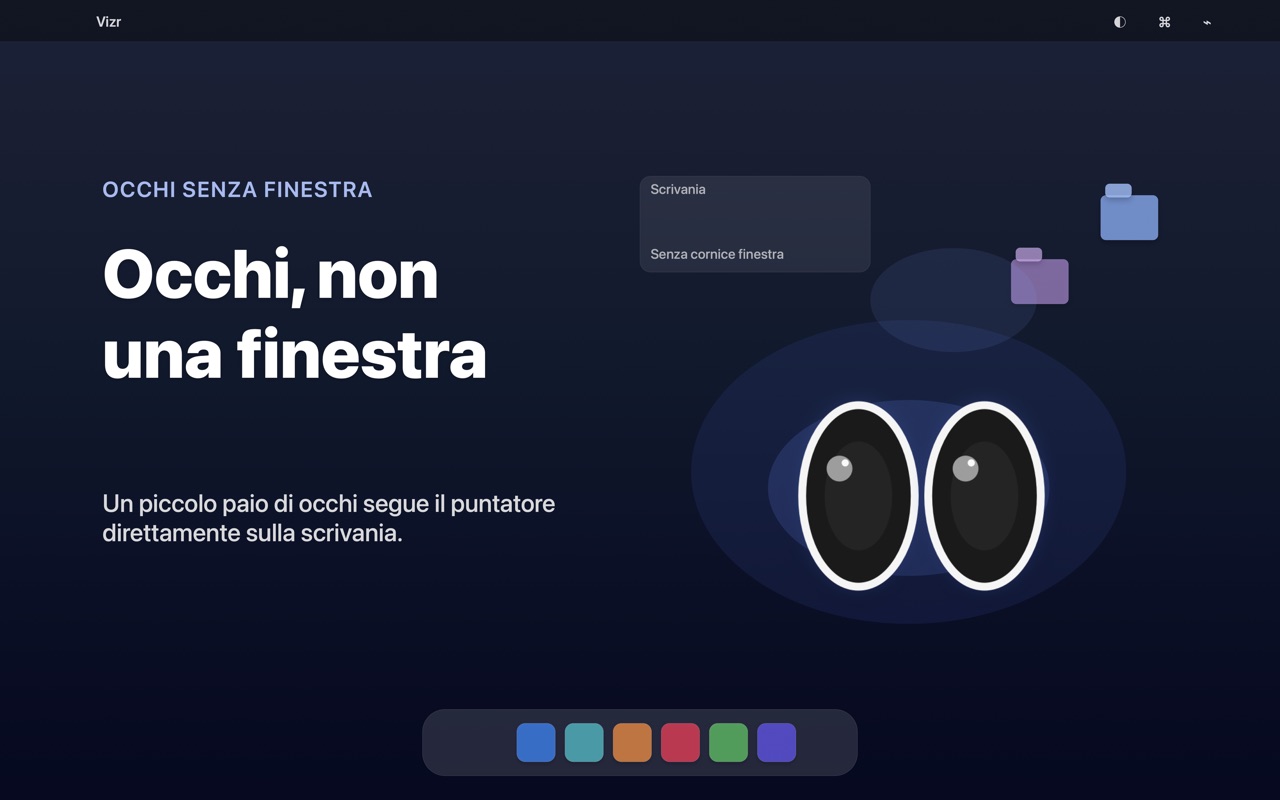 Vizr Desktop Eyes macos App Store screenshot 1