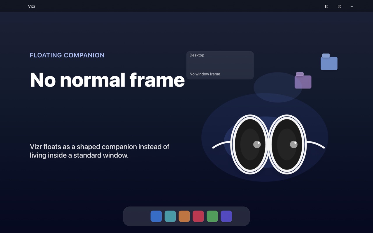 Vizr Desktop Eyes macos App Store screenshot 2