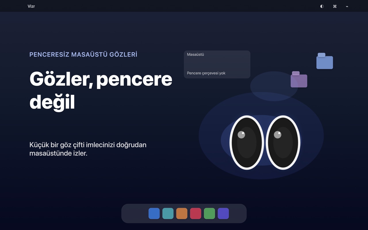Vizr Desktop Eyes macos App Store screenshot 1